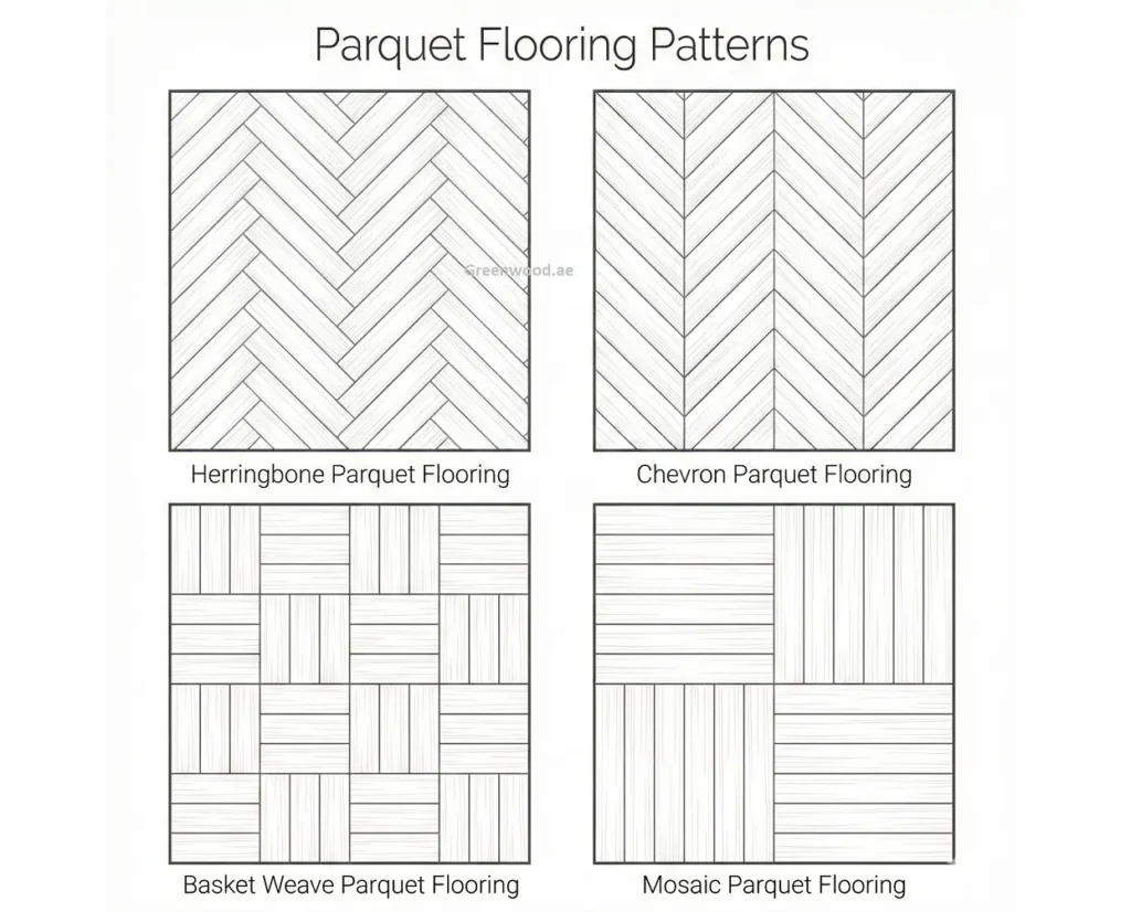 Parquet Flooring Design Patterns in the UAE