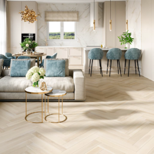 Esta Parket Ash Elegant Frost Ivory Pores Engineered Wood Flooring
