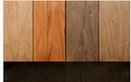 Natural light and dark wood flooring finishes