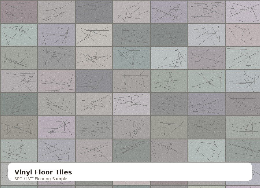Vinyl floor tiles option