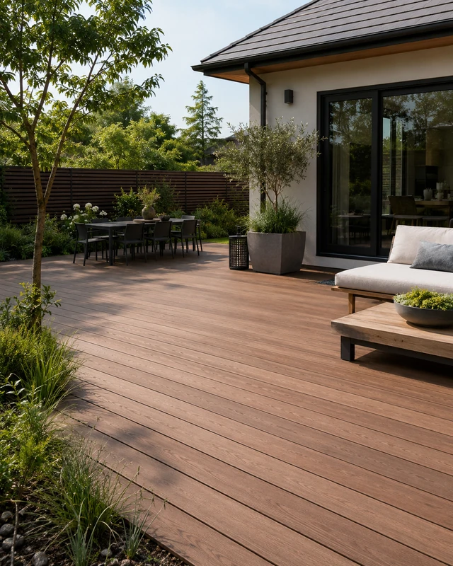 outdoor deck WPC pattern