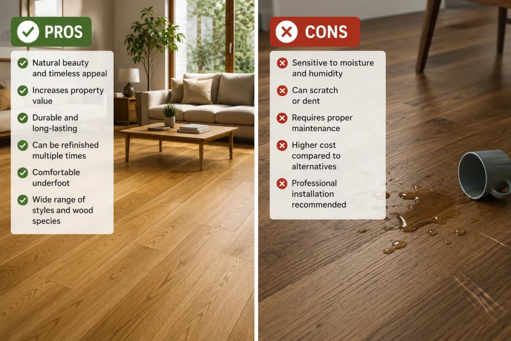 Wood Flooring Pros and Cons