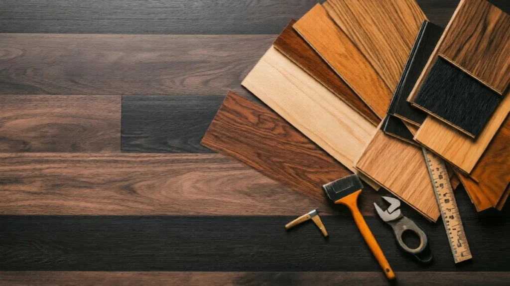Wood flooring cost comparison for laminate, engineered wood and parquet