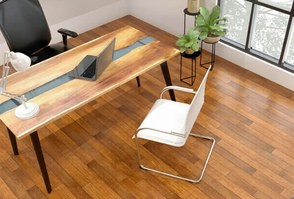Parquet flooring installation in Dubai home interior