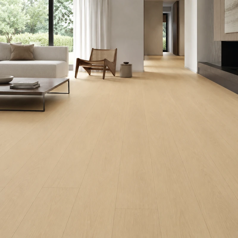 Elegance Oak Beige laminate flooring wood grain