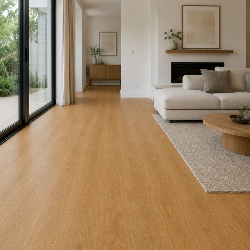 Warm oak-look KRONOTEX Elegance Oak Nature laminate