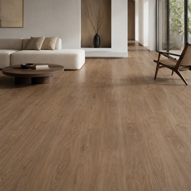 Brown oak KRONOTEX Gnarrenburg laminate flooring