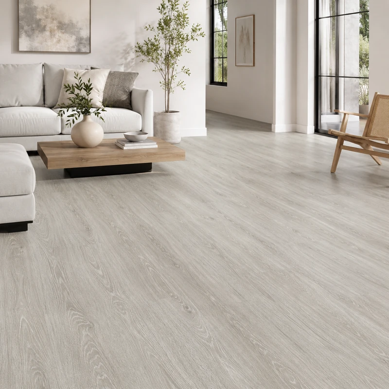 KRONOTEX Highland Oak Silver 1-strip oak-look flooring