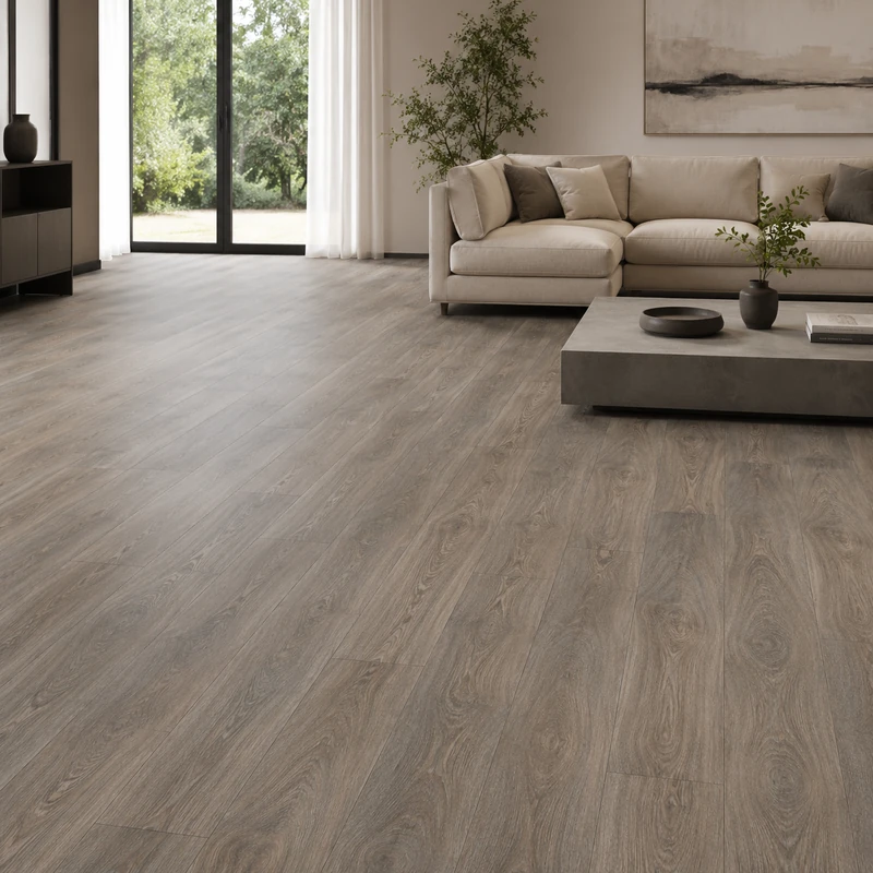 KRONOTEX Makro Oak Grey 1-strip grey oak flooring