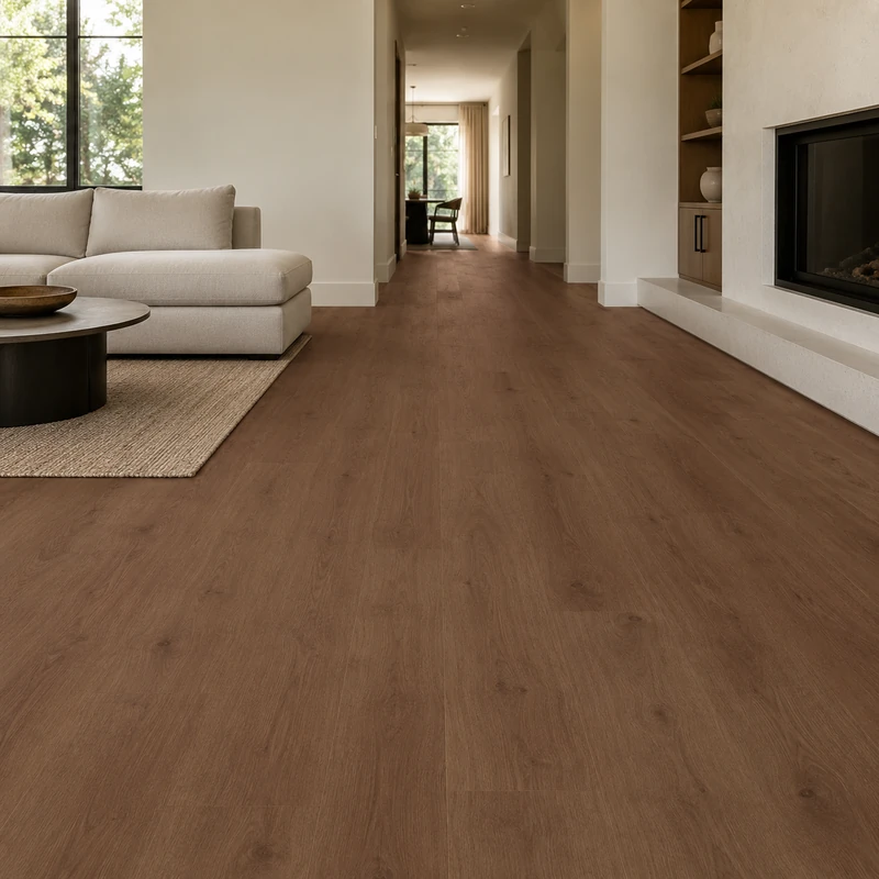 KRONOTEX Mistral Oak dark brown laminate floor
