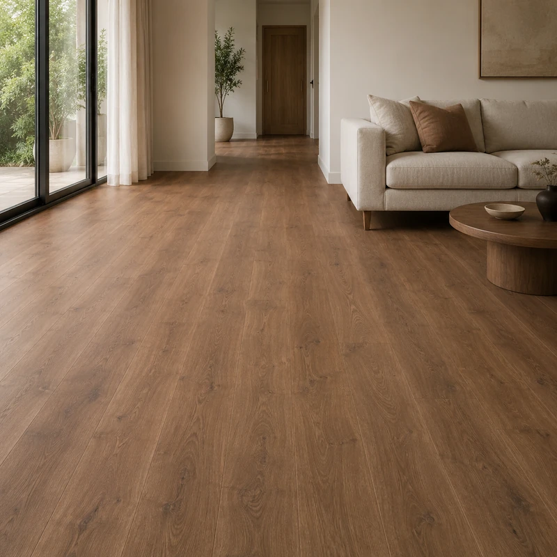 Mountain Oak Brown 1-strip laminate by KRONOTEX