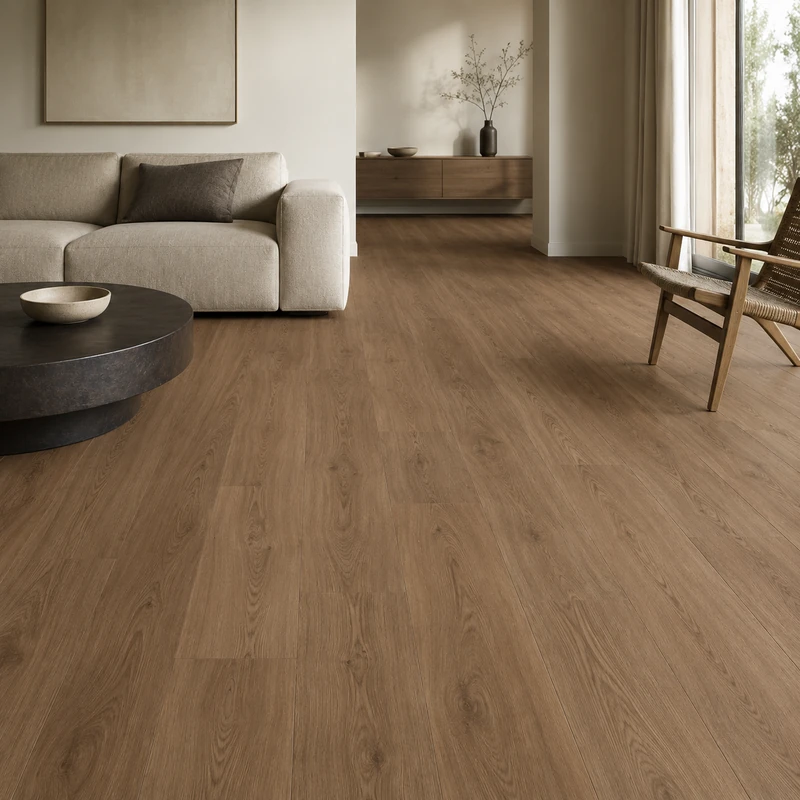 Opal Oak Coffee 1-strip laminate wood grain