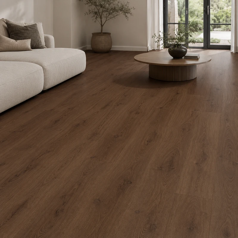 Prestige Oak Dark 1-strip dark oak laminate