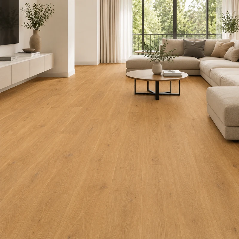 Light oak KRONOTEX Prestige Oak laminate texture
