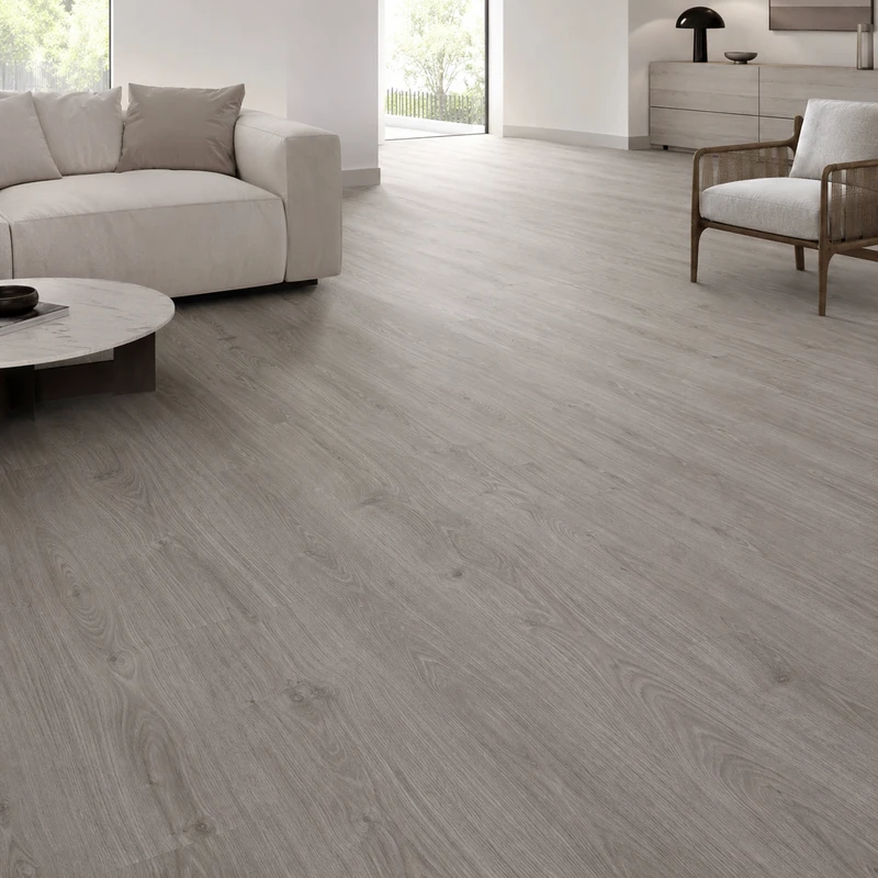 Timeless Oak Grau 1-strip grey laminate texture
