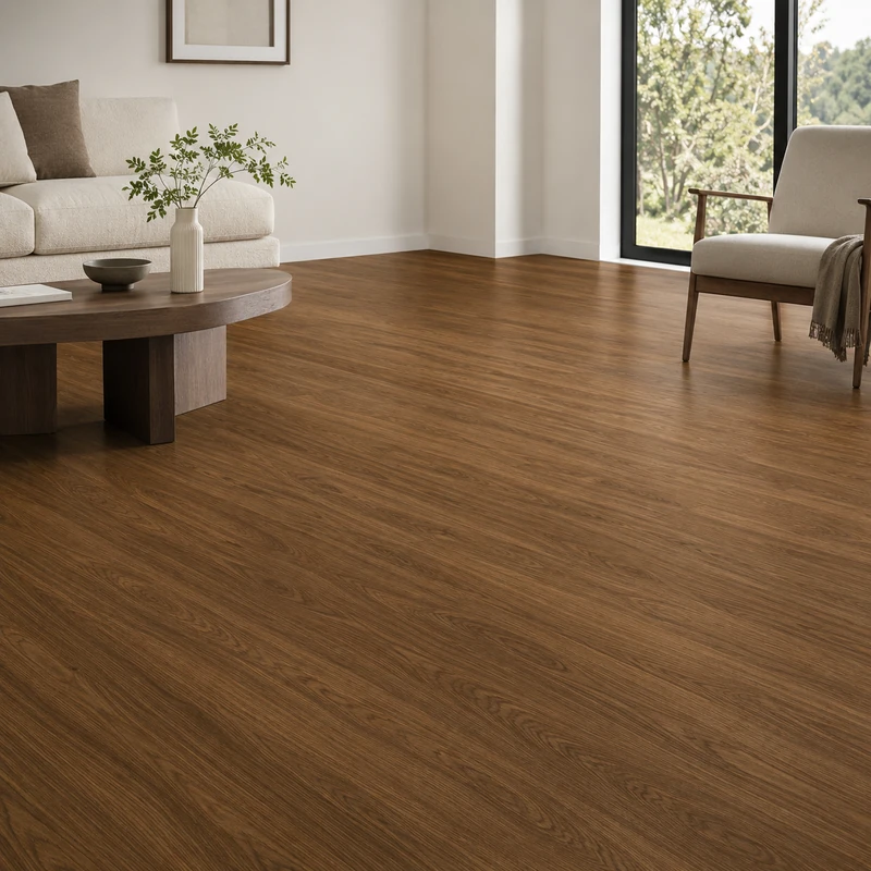 Dark walnut KRONOTEX Walnut Toscana flooring plank