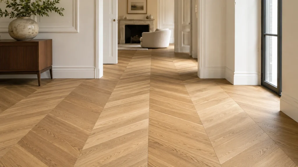 reasons of difference between chevron & herringbone