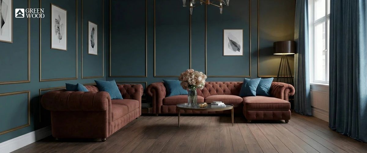 Hardwood parquet flooring option
